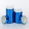Wide Mouth Chrome Plating Metalized Canister Plastic Powder Canister