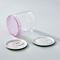 500ml 85mm Wide Mouth Round Plastic Canisters Clear Storage Jars